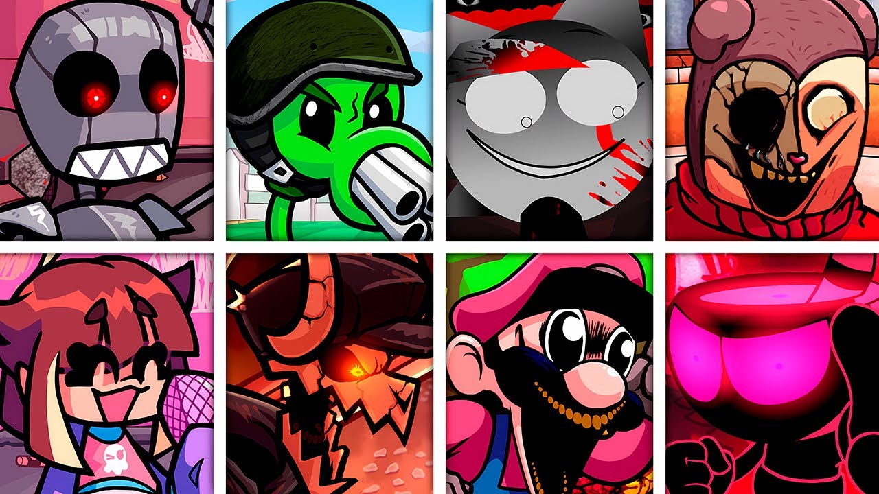 TERMINATION but Every Turn a Different Character Sings🎶⚡ (FNF QT: Rewired)