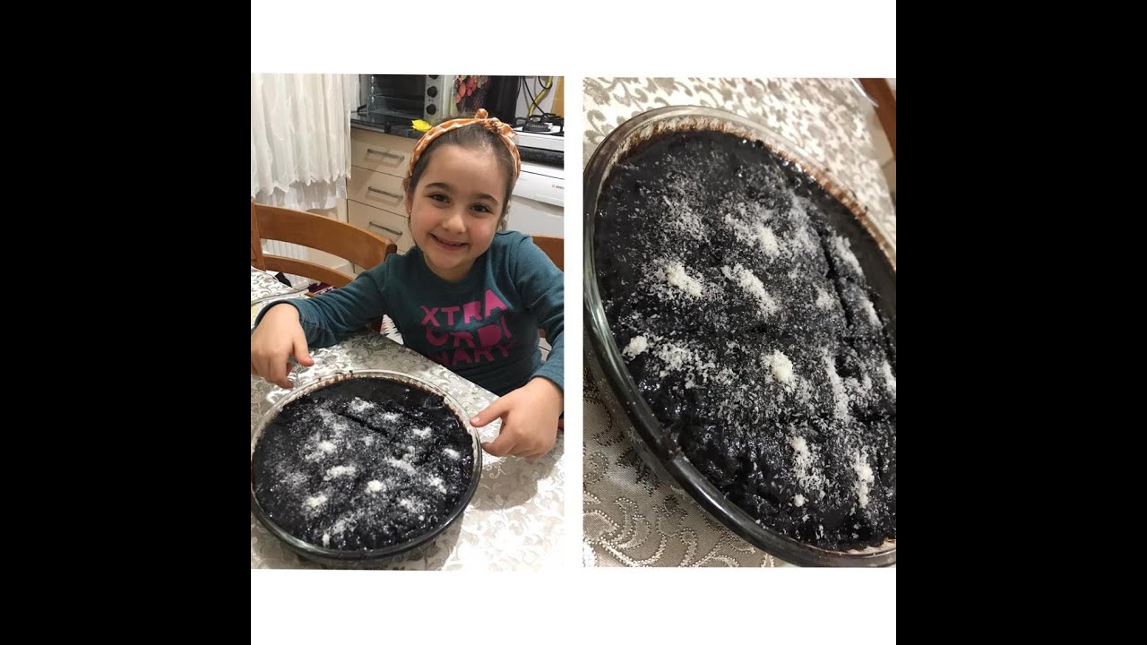 Küçük şef mutfakta👩🍳 hep beraber sütsüz ıslak kek yapalım😋 browni