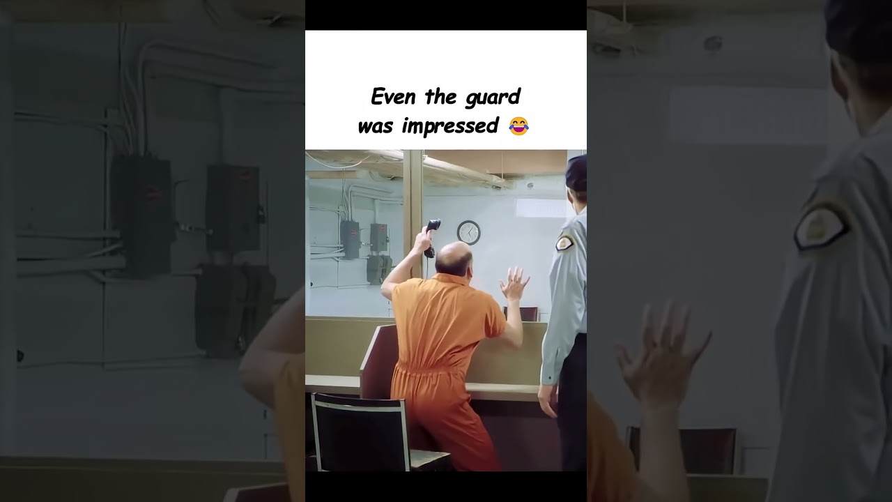 The guard was very impressed 😂