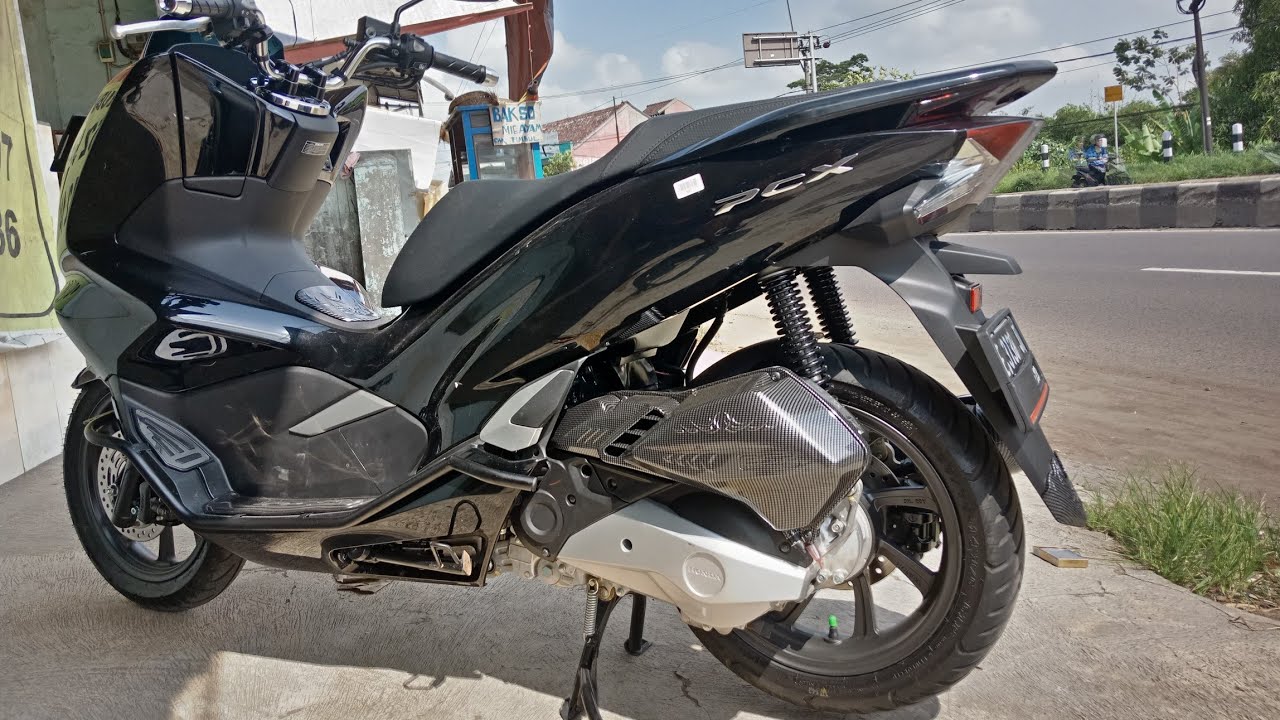 35 Modifikasi Pcx Lokal Warna Hitam