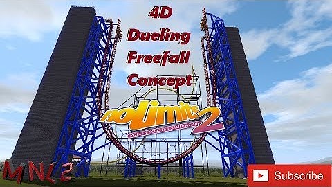 4D Dueling Freefall Coaster - NoLimits 2 Shuttle Concept