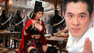 功夫少女誤闖黑店，誰知店小二全是刺客，下一秒殺機爆發！#kungfu#武侠#李连杰#成龙#电影