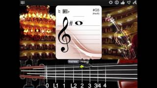 Violin Notes Finder & Trainer App   learn how to find music notes on the violin fretboard screenshot 4