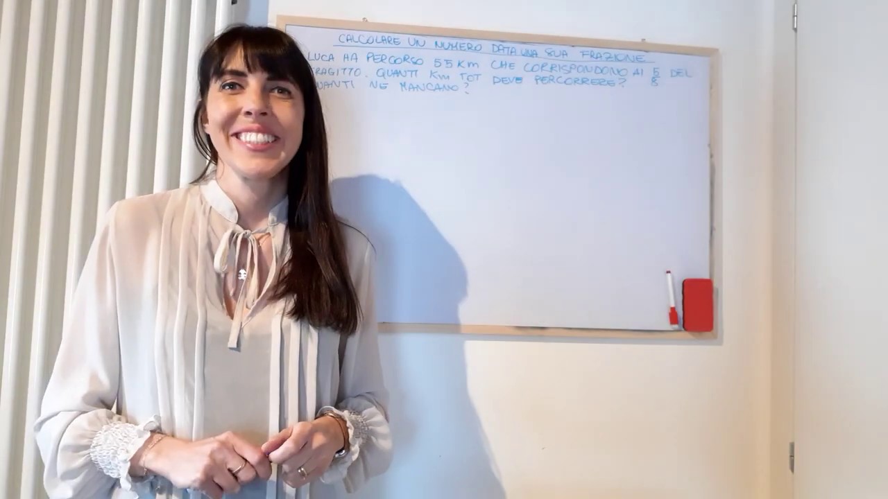 Problemi con frazioni: calcolo di un numero data una sua frazione (classe prima)