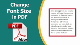 كيفية تغيير حجم الخط في مربع نص pdf باستخدام Adobe Acrobat Pro DC