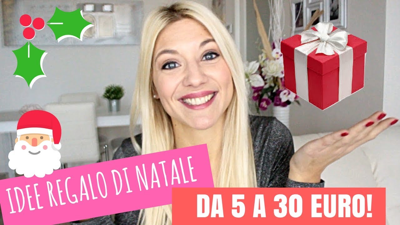 Idee Regalo Natale 30 Euro.Regali Di Natale Le Migliori Idee Regalo Da 5 A 30 Euro Youtube