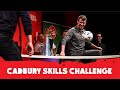 Roy Keane & Gary Neville play Hurling, Cricket and Foot Tennis | Cadbury Skills Challenge