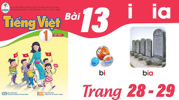 Tiếng việt lớp 1 Cánh Diều bài 13