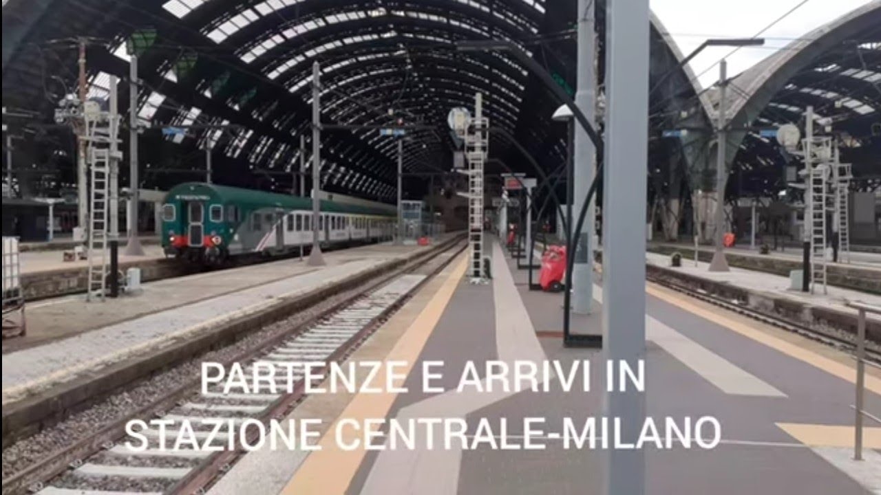 PARTENZE E ARRIVI IN STAZIONE CENTRALEMILANO.Buona visione! YouTube