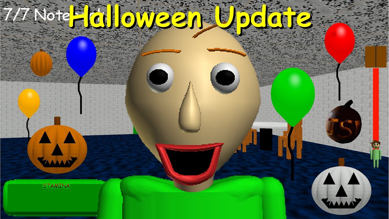 Baldi's Fun New School Remastered 1.4.4 Update Gameplay 