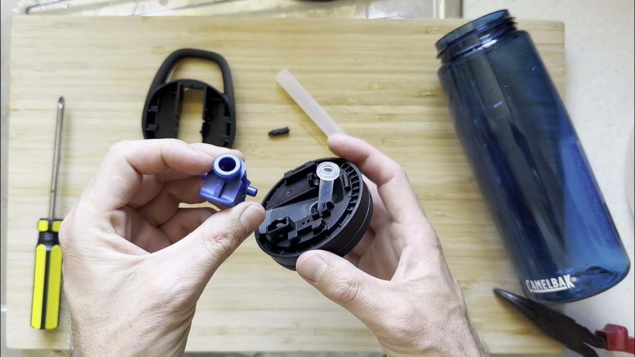 How To Pull Apart and Fix/Clean Camelbak Eddy+ Bite Valve Lid! 