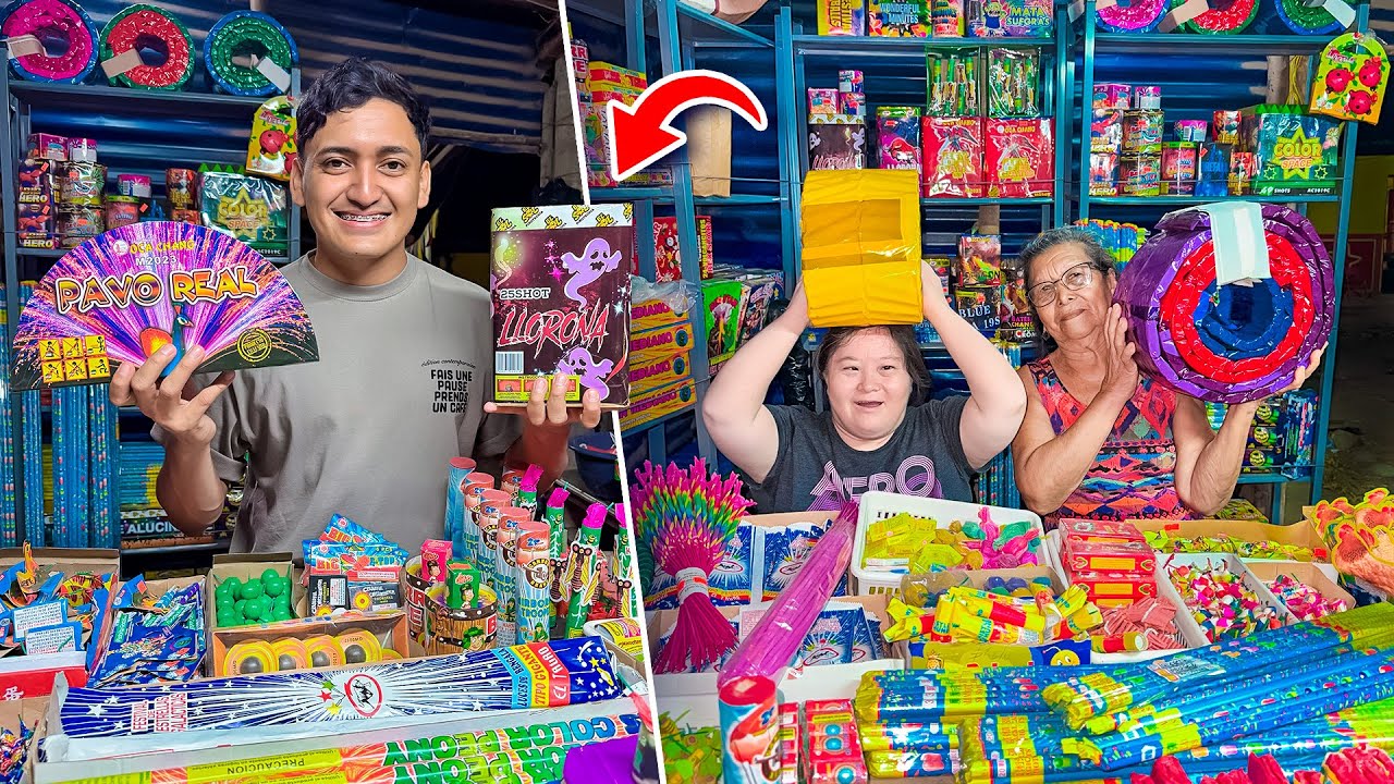 Comprando CUETES SALVADOREÑOS con MI MAMÁ