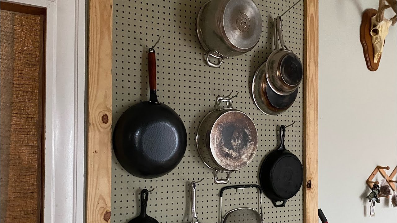 vertical pots and pan storage making the most of my kitchens space