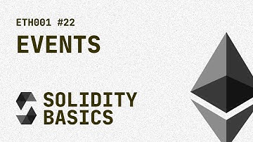 22. Solidity Basics - Events