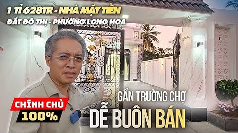 Tây Ninh: Nhà mặt tiền đường lớn lộ giới 20m ở phường Long Hoa giá 1 tỷ 628 thì có hiếm không?