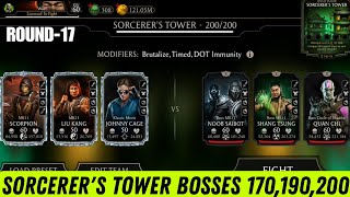 Sorcerer's Tower Boss Battles 200 & 170,190 Fights + Random Diamond Reward