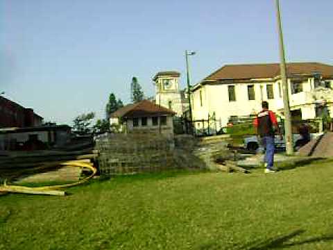 FIRE AT DERELICT ADDINGTON CHILDREN'S HOSPITAL ,DU...