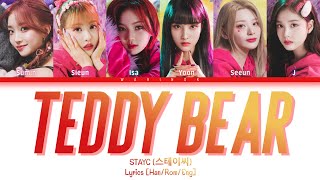 STAYC (스테이씨) Teddy Bear Lyrics (Han/Rom/Eng/가사) Color Coded Lyrics