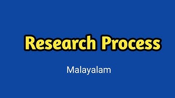 Research Process | Phases of Research Process | Business research Methods | Malayalam |