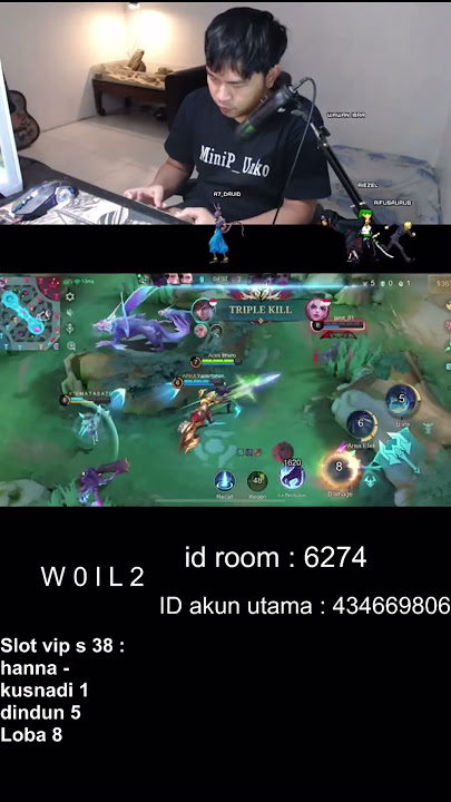 Savage pake menit 4 gusion hihi 😅👍🏻