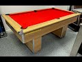 6ft Oak Classic Slimline Pool Table - Ex Display Model