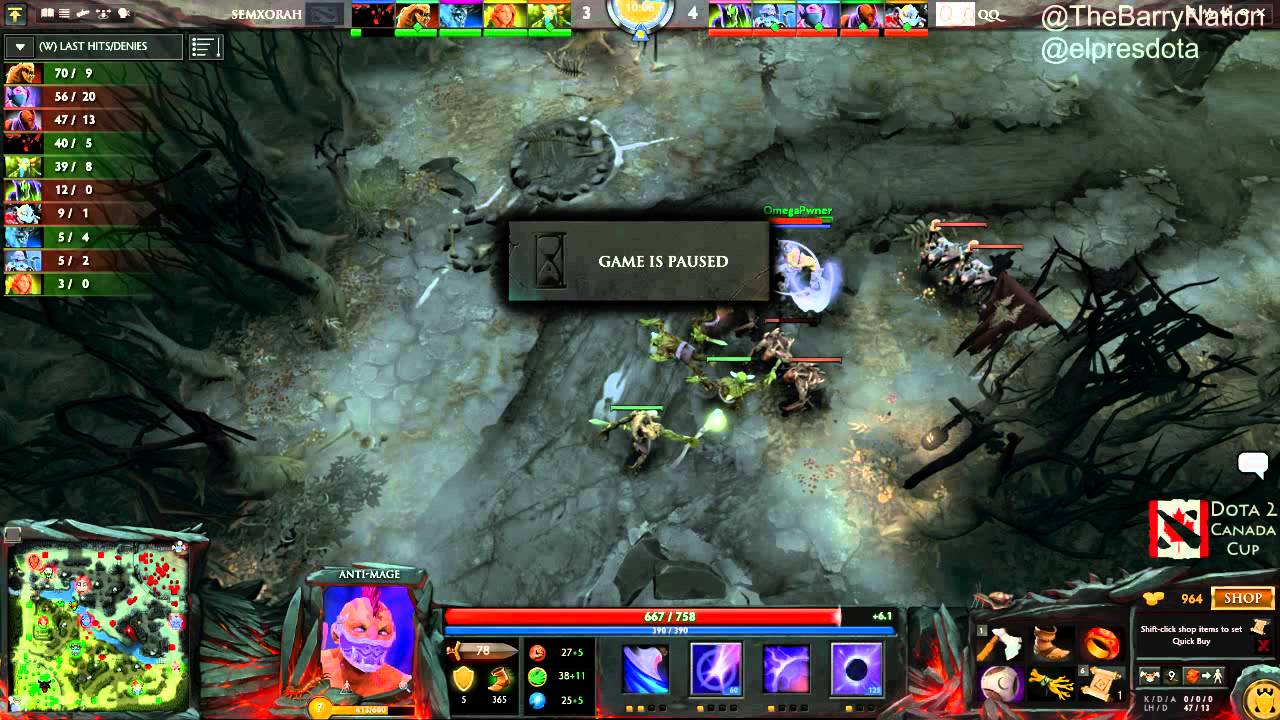 Dota 2 Canada Cup Qualifiers Season 2 - semXorah vs Q_,Q