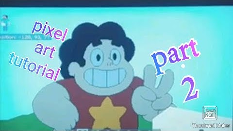 Minecraft steven from steven universe pixel art tutorial part 2