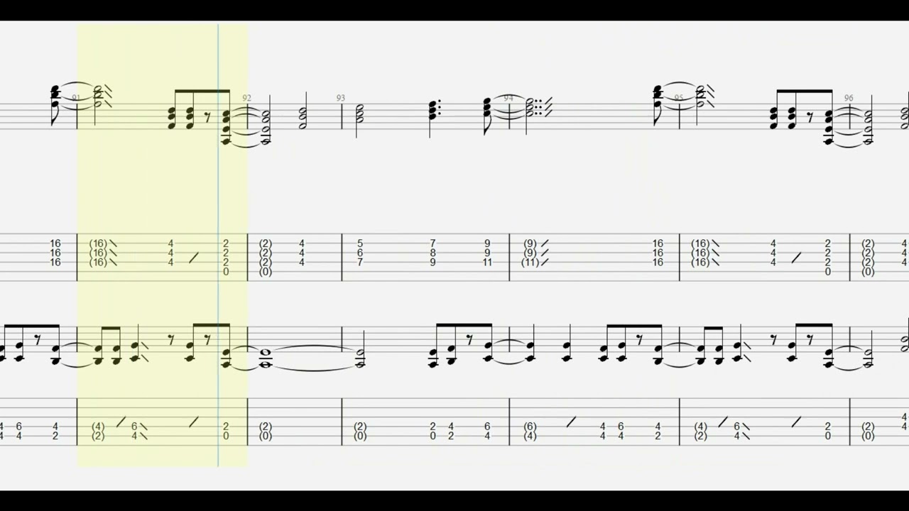 LUNA SEA. ROSIER guitar tab - YouTube