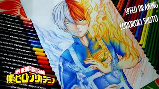 Drawing Todoroki Shoto/Boku no Hero Academy (Speed Drawing COLLAB)