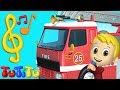 Songs &amp; Karaoke for Children 🎵 Fire Truck 🎶 TuTiTu Songs