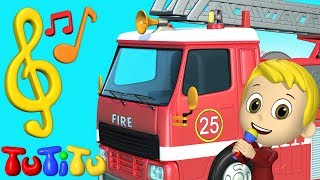 Songs & Karaoke For Children 🎵 Fire Truck 🎶 Tutitu Songs