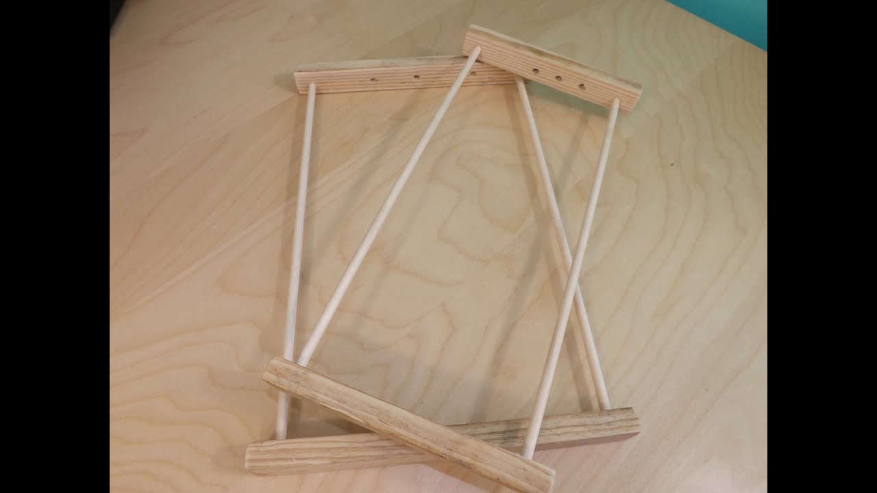 Como hacer un telar o bastidor de horquillas- con Ruby Stedman