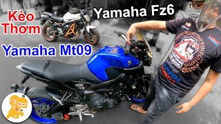 Kèo Thơm Đổi Yamaha Fz6 Lấy Yamaha MT-09 Về ĐỘ ĐÈN - Xe Ôm Shop