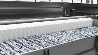 Vertical plate freezing solution including automation for fish & seafood