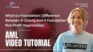 What is a Foundation || Difference Between A Charity And A Foundation || Non Profit Organization