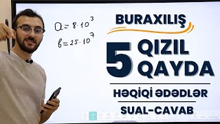 Maraqlı Sual Cavab Buraxılış Həqiqi Ədədlər 5 Qızıl Qayda