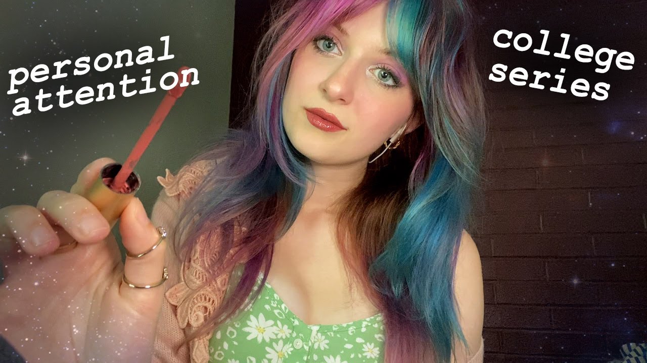 ASMR | Artsy Girl in The Back of Class Does Your Makeup 💄 First Day of School Roleplay 🏫