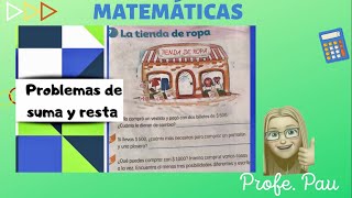 Resolver problemas de suma y resta con números de 3 cifras. Resolver problemas de suma y resta con números de 3 cifras.