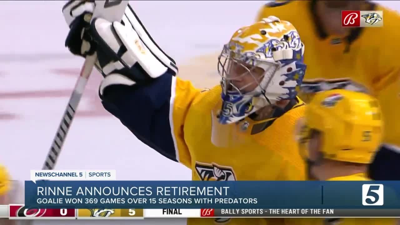 Predators goaltender Pekka Rinne retiring after 15 seasons