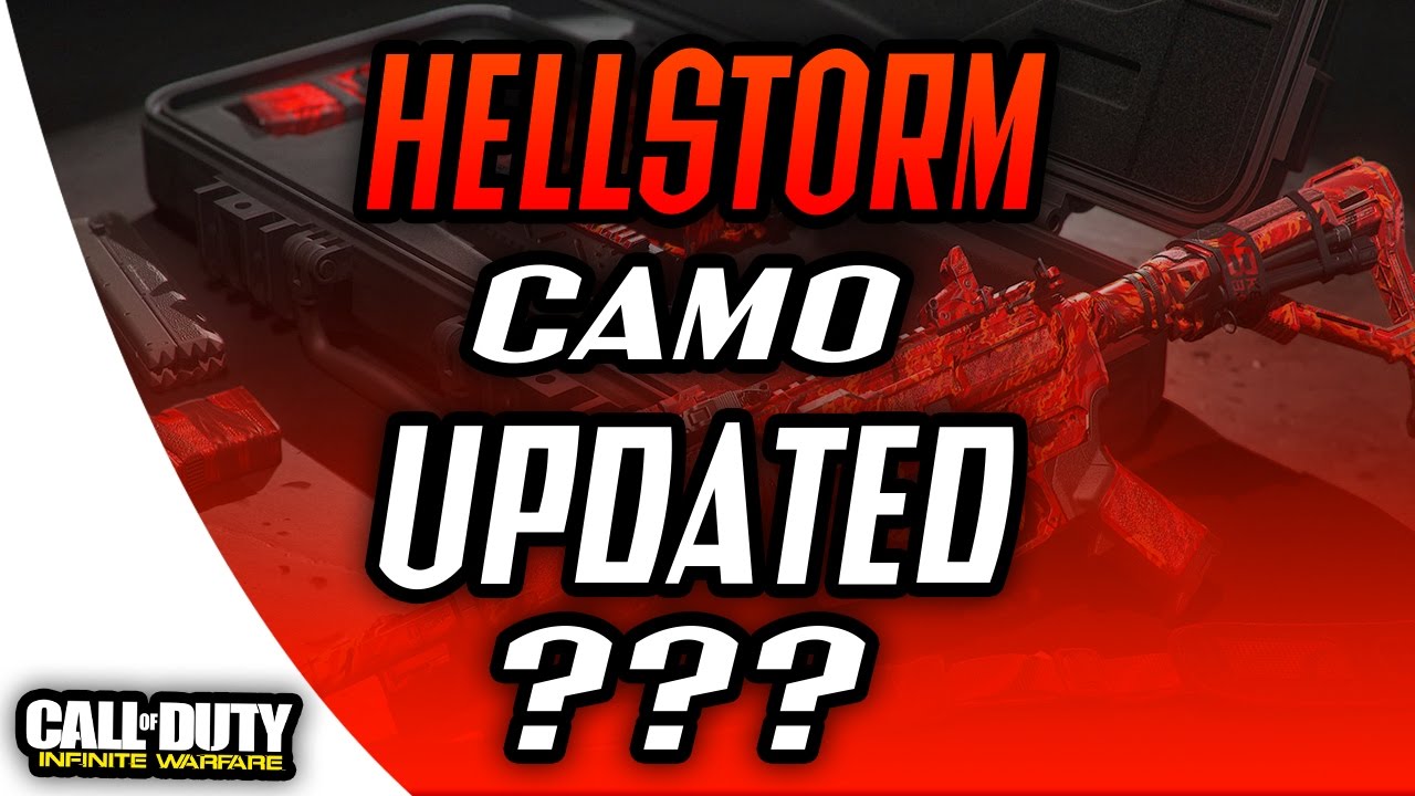 CALL OF DUTY INFINITE WARFARE HELLSTORM CAMO UPDATED|ANIMATED CAMOS IN COD IW WITH MrWolf