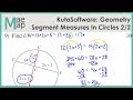 Segment Lengths and Circles Quiz