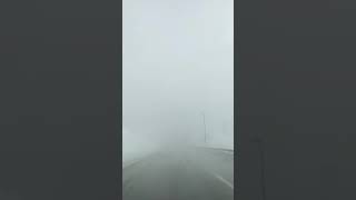 مه غليظ در جاده فيروزكوه
