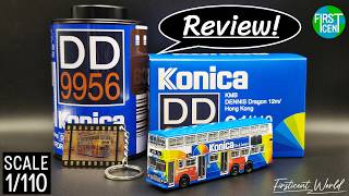 Review1110 Konica Hong Kong Kmb Dennis Dragon 12M Dd9956 Kmb Rt.1A Tiny City