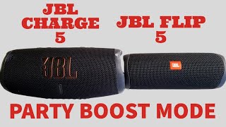 Jbl Charge 5 Jbl Flip 5 Playing Together On Party Boost Mode Mountain Bike Speakers