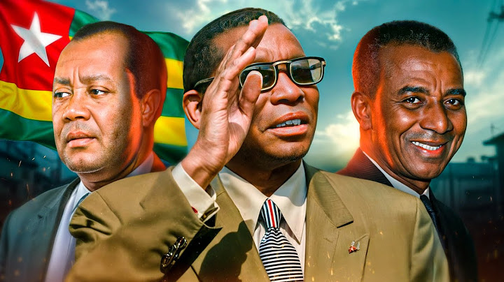 the history of Togo: Sylvanus Olympio, Nicolas Grunitzky & Eyadema