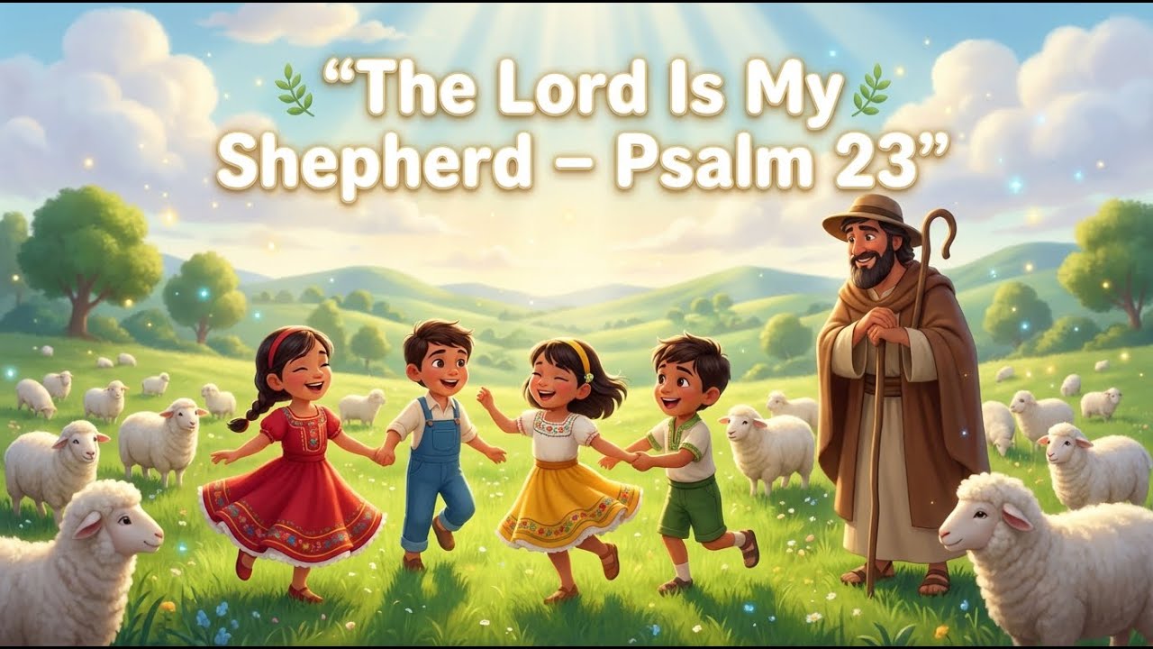 The Lord Is My Shepherd | Psalm 23 Song for Kids | Christian Dance & Worship | Latest Bible Song