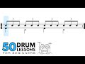 Lesson 26: Eighth Note Triplets | 50 Drum Lessons For Beginners