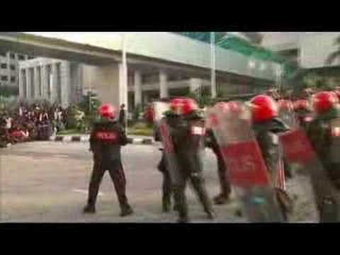 Ethnic Indians protest in Malaysia - 24 Nov 07