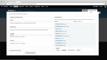 Updated User Interface in Features 2.x