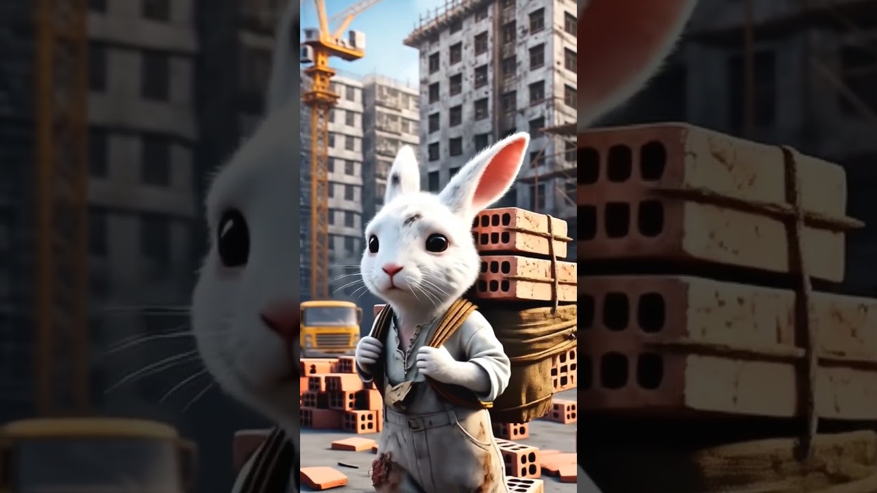 🌸🐇 Mother Rabbit’s Dedication 🍼 | Heartwarming Animal Story